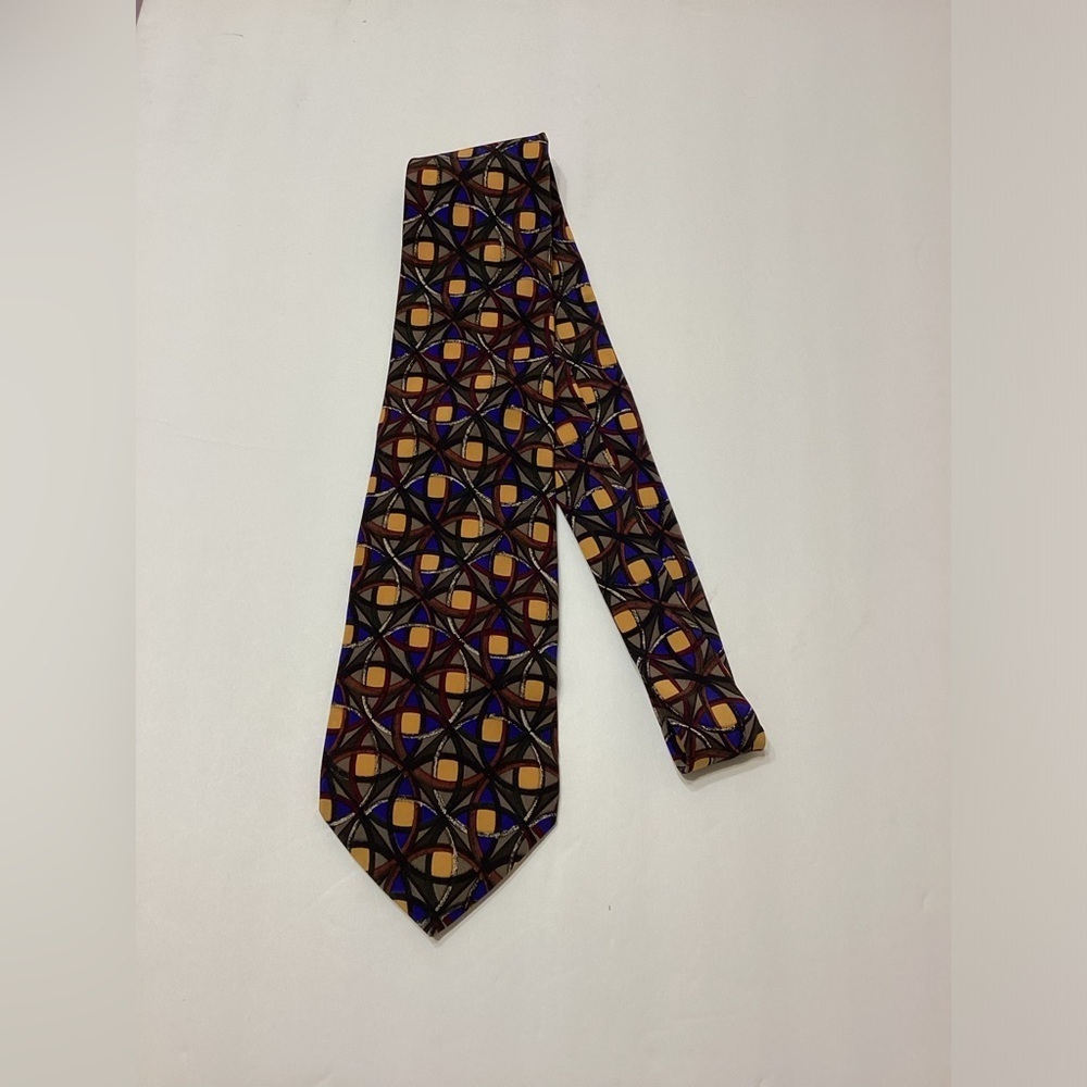 Johnny Carson Men’s Necktie Multicolored pre owned in great condition